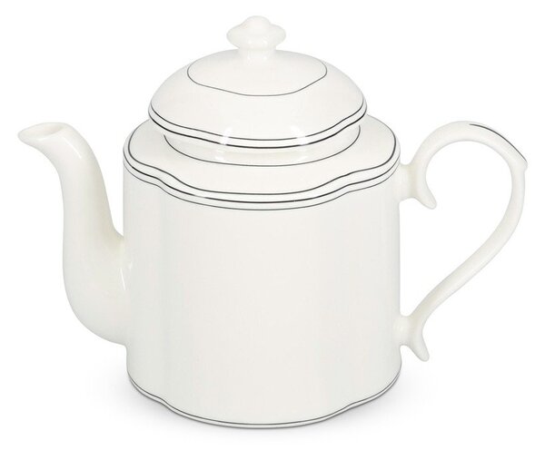 Bílá konvice na čaj z kostního porcelánu 1,3 l Odette – S|P Collection
