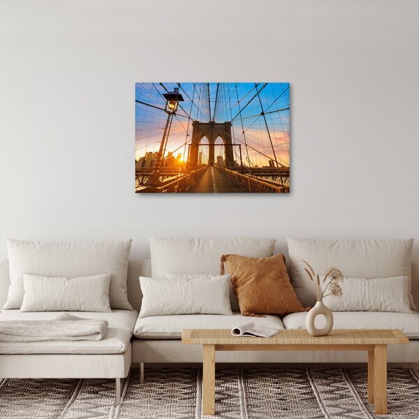 Obraz - Brooklynský most, Manhattan, New York (70x50 cm)