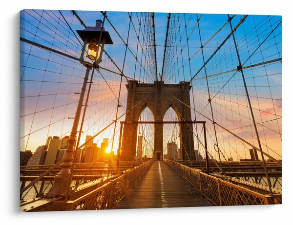 Obraz - Brooklynský most, Manhattan, New York (70x50 cm)