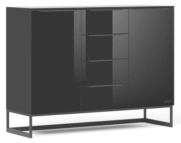 KOMODA, černá, 120/77/40 cm Joop! - Široké komody