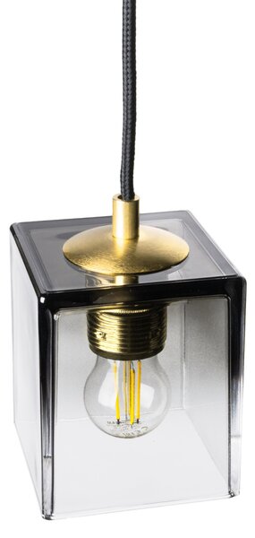 Light for home - Závěsné svítidlo na lanku 19603 "ROBERTO", 1x60W, E27, Zlatá