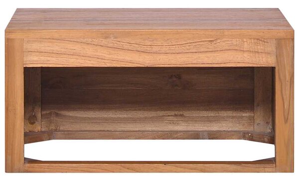 Nástěnná koupelnová skříňka 60x45x30 cm masivní teakové dřevo 320437