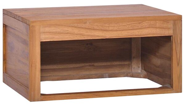 Nástěnná koupelnová skříňka 60x45x30 cm masivní teakové dřevo 320437