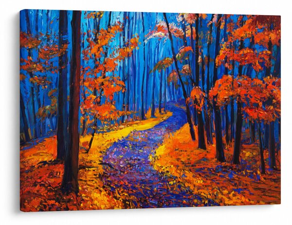 Obraz podzimního lesa (70x50 cm)
