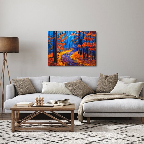 Obraz podzimního lesa (70x50 cm)