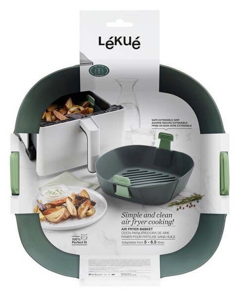 Silikonový košík do horkovzdušné fritézy 25x25 cm XL – Lékué