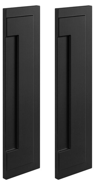 Rodan Zrcadlová Skříňka 60 cm - Šedá - Černé Boční Panely - Závěsná - Bezúchytková - 2dveřová - CLASSIC