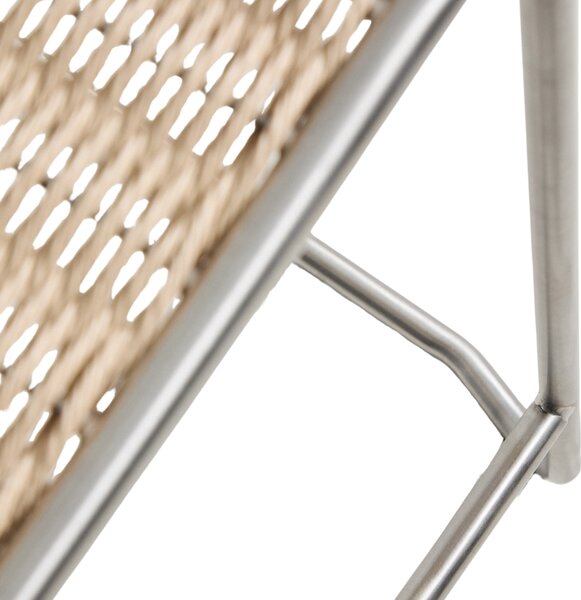 Kave Home Béžová zahradní barová židle Tavari 65 cm
