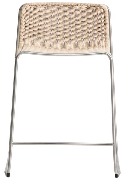 Kave Home Béžová zahradní barová židle Tavari 65 cm