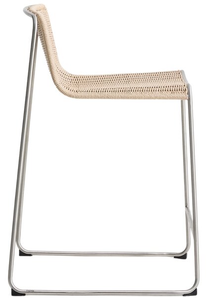 Kave Home Béžová zahradní barová židle Tavari 65 cm