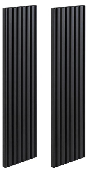 Rodan Zrcadlová Skříňka 40 cm - Šedá - Černé Boční Panely - Závěsná - Bezúchytková - 1dveřová - ELEGANCE