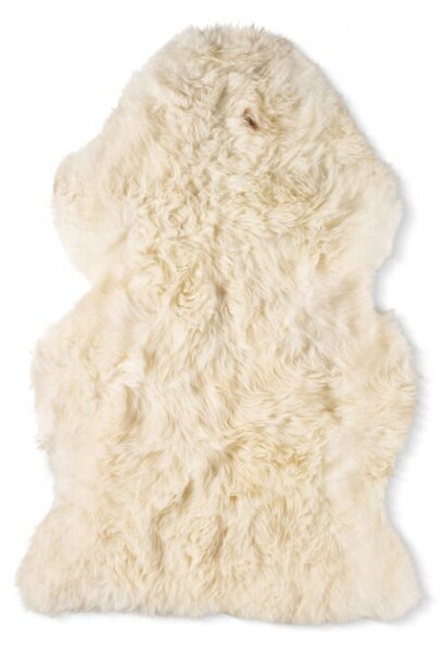 Přírodní bílá kožešina z ovčiny FELLHOF velikost 95 cm
