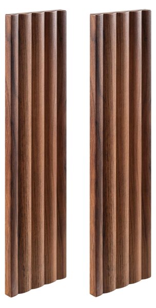Rodan Zrcadlová Skříňka 40 cm - Šedá - Boční Panely Dub Ořech - Závěsná - Bezúchytková - 1dveřová - BELLO