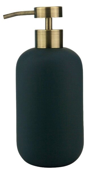 Antracitový keramický dávkovač mýdla 200 ml Lotus – Mette Ditmer Denmark