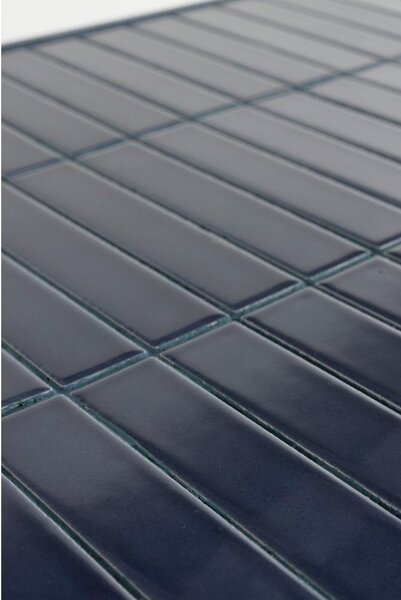 Modrý keramický konferenční stolek 47x80 cm Tiles – Zuiver