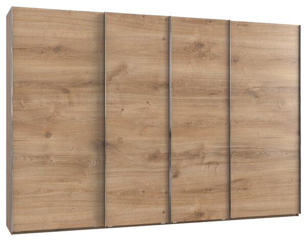 SKŘÍŇ S POSUVNÝMI DVEŘMI, barvy dubu, 350/216/65 cm MID.YOU - Šatní skříně, Online Only
