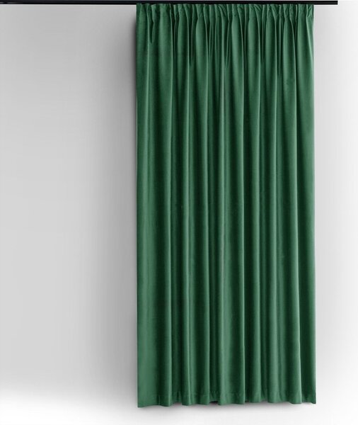 Zelený sametový dimout závěs 140x300 cm Velto – Filumi