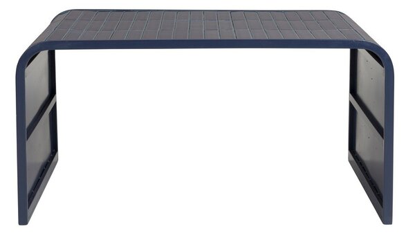 Modrý keramický konferenční stolek 47x80 cm Tiles – Zuiver