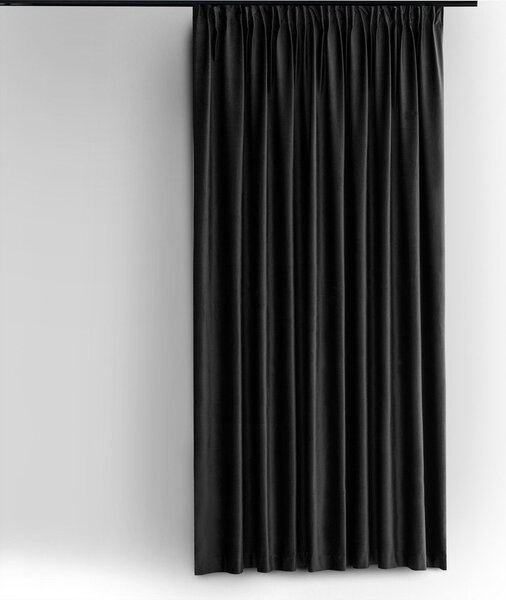 Černý sametový dimout závěs 200x250 cm Velto – Filumi