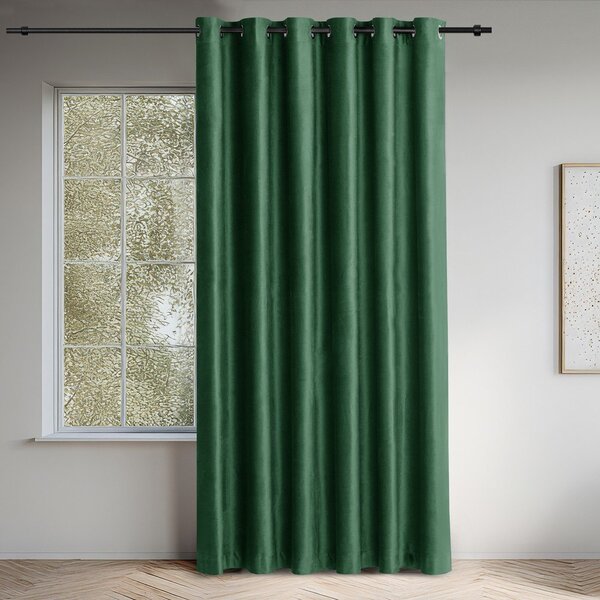 Zelený sametový dimout závěs 140x175 cm Velto – Filumi