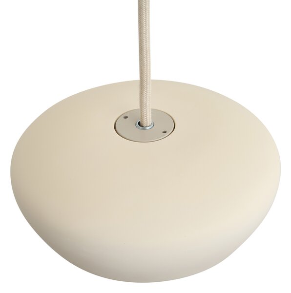 Moderní závěsná lampa béžová s kulatými stínidly 3-světelná - Concerto