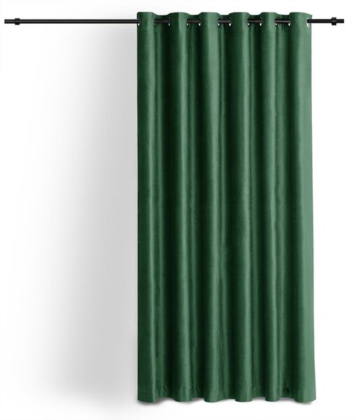 Zelený sametový dimout závěs 140x175 cm Velto – Filumi