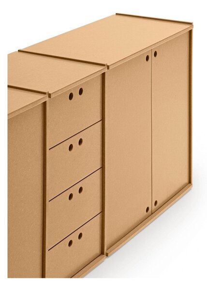 Komoda v přírodní barvě 197x80x40 cm Wally – Teulat