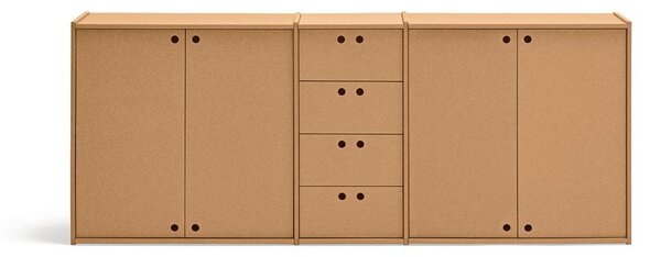 Komoda v přírodní barvě 197x80x40 cm Wally – Teulat