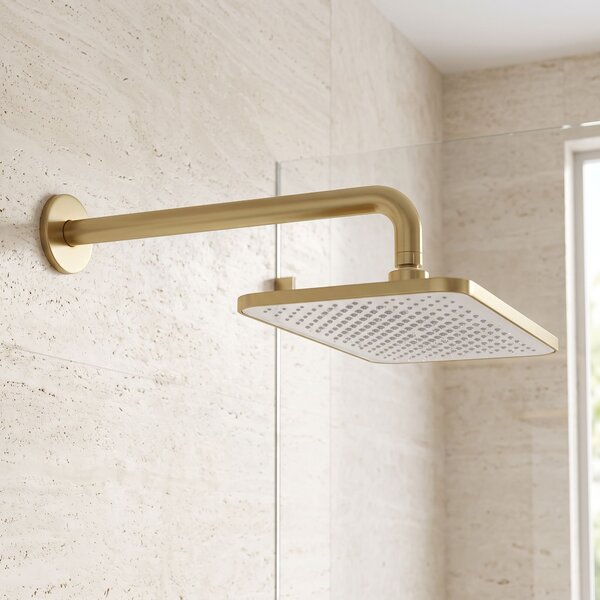 Rea, Obdélníková dešťová sprcha REA JS-032 Brushed Gold, REA-P0396