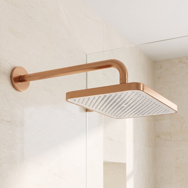 Rea, Obdélníková dešťová sprcha REA JS-032 Brushed Copper, REA-P0397