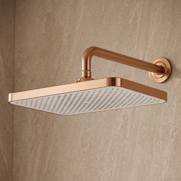 Rea, Obdélníková dešťová sprcha REA JS-032 Brushed Copper, REA-P0397