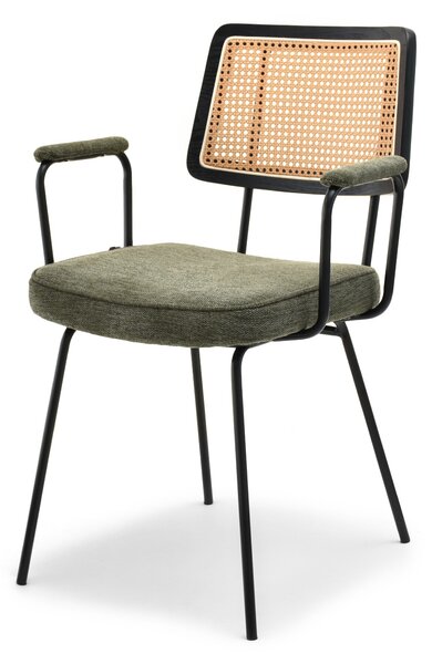 Židle Cleo (kaki + černá)