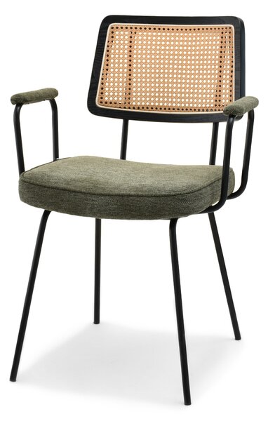 Židle Cleo (kaki + černá)