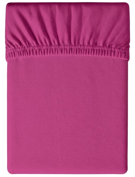 Bavlněné prostěradlo s gumou STANDARD 90 x 200 cm purpurové