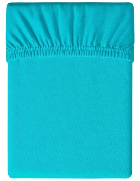 Jersey prostěradlo HIGHFIT tyrkysové 90 x 200 cm