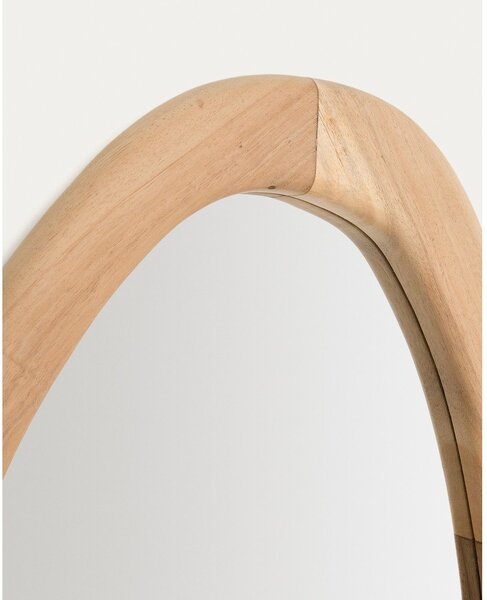 Nástěnné zrcadlo s dřevěným rámem 60x107 cm Selem – Kave Home