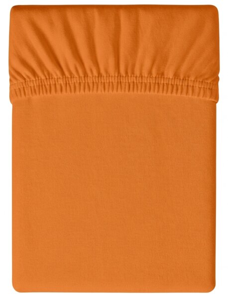Jersey prostěradlo HIGHFIT oranžové 90 x 200 cm