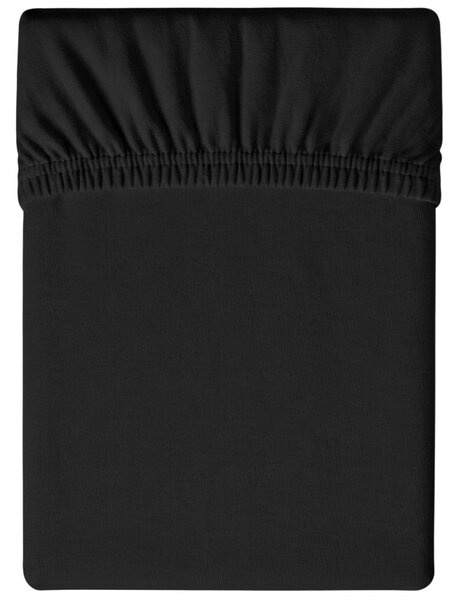 Jersey prostěradlo HIGHFIT černé 90 x 200 cm