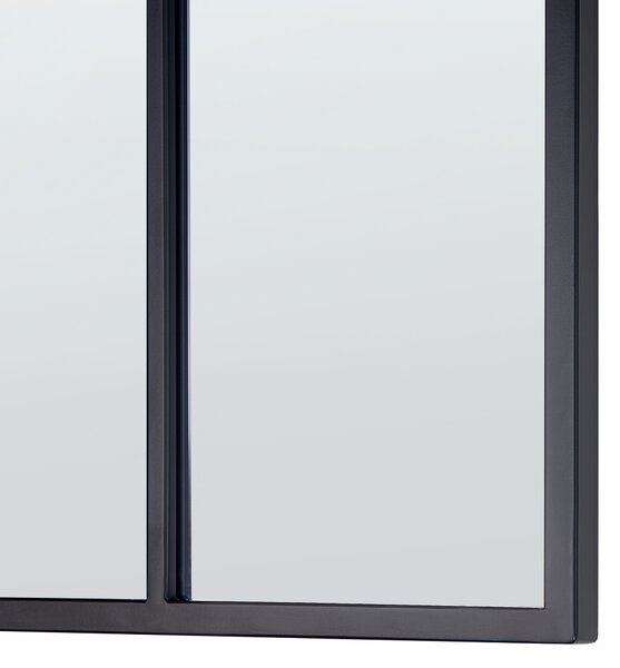 Zrcadlo CAMON 38 cm 132 cm Kov Černá
