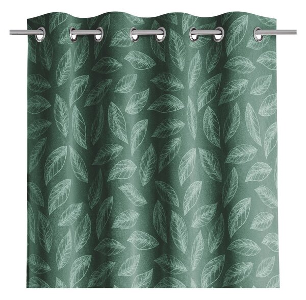 Zelený sametový závěs 140x250 cm Calm – Restilo