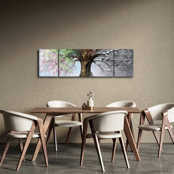 Obraz - Strom čtyř ročních období (170x50 cm)