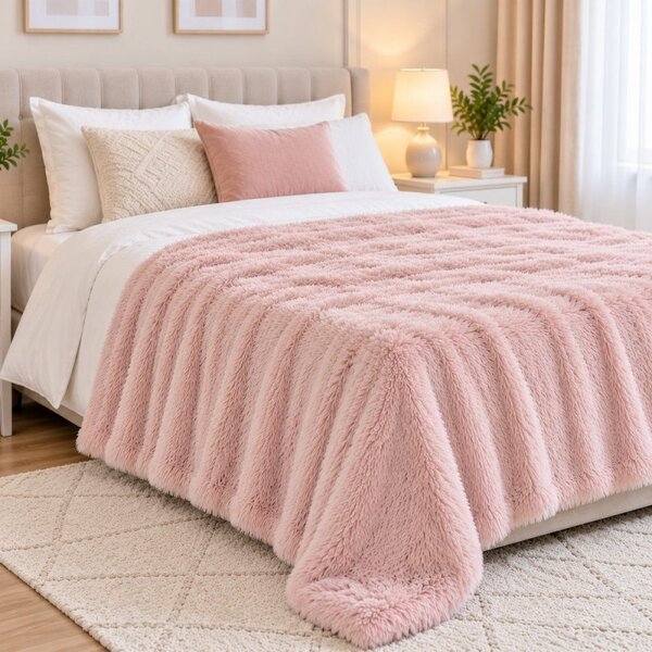 Deka 160x200 cm – SPRINGOS Lotus HA7052 starorůžová