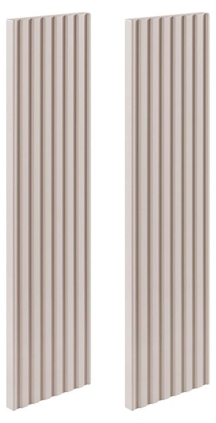 Rodan Zrcadlová Skříňka 40 cm - Šedá - Boční Panely Kašmír - Závěsná - Bezúchytková - 1dveřová - ELEGANCE