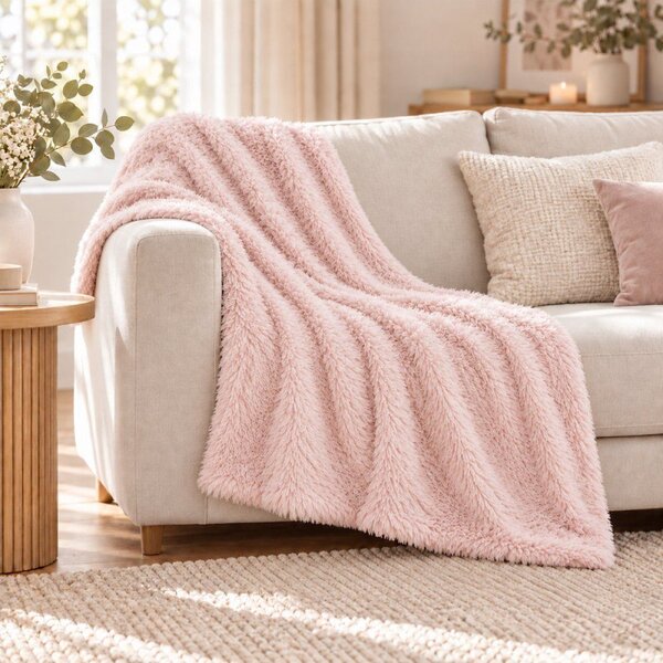 Deka 160x200 cm – SPRINGOS Lotus HA7052 starorůžová