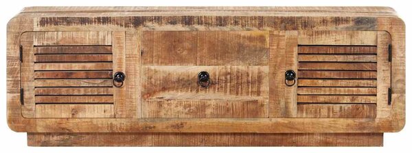 TV stolek 120 x 30 x 40 cm hrubé mangovníkové dřevo 320460