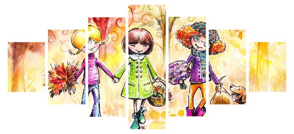 Obraz - Přátelství (210x100 cm)