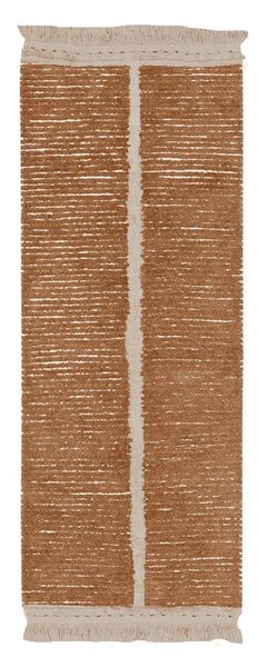 Bavlněný běhoun v béžovo-cihlové barvě 80x230 cm Duetto Toffee – Lorena Canals