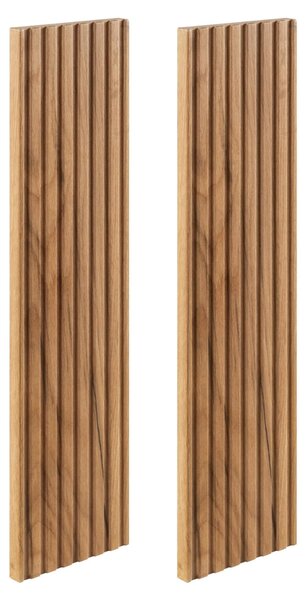 Rodan Zrcadlová Skříňka 40 cm - Šedá - Boční Panely Dub Craft Zlatý - Závěsná - Bezúchytková - 1dveřová - ELEGANCE