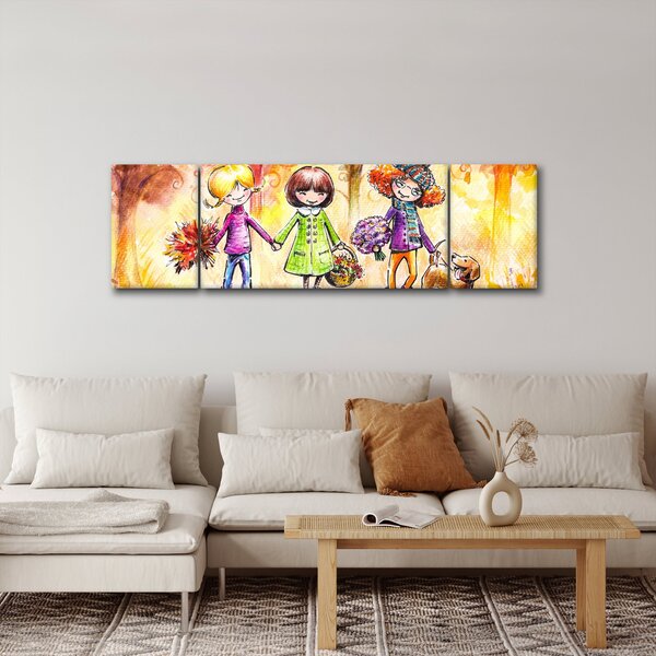 Obraz - Přátelství (170x50 cm)