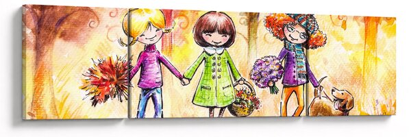 Obraz - Přátelství (170x50 cm)